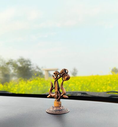 Lord Shiva Trishul With Damru Car Dashboard - Image 2