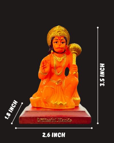 Hanuman Ji Idol For Car Dashboard - Image 5