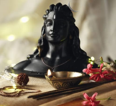 Adiyogi Shiva Murti for Car Dashboard